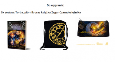 Wygraj książkę i gadżety z okazji premiery Zegaru Czarnoksiężnika!