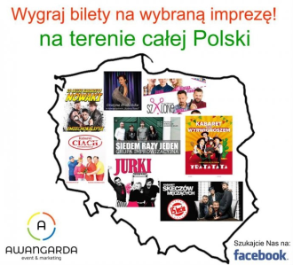 Wygraj bilety na Kabarety na terenie całej Polski