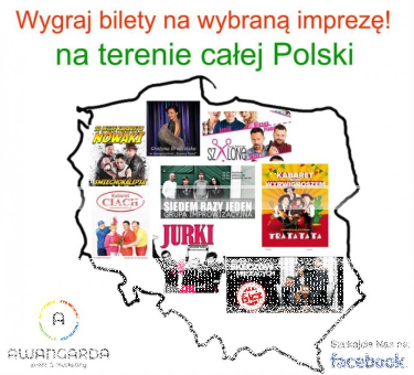 Wygraj bilety na Kabarety na terenie całej Polski
