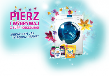 Konkurs "Pierz i wygrywaj z Surf i Coccolino"