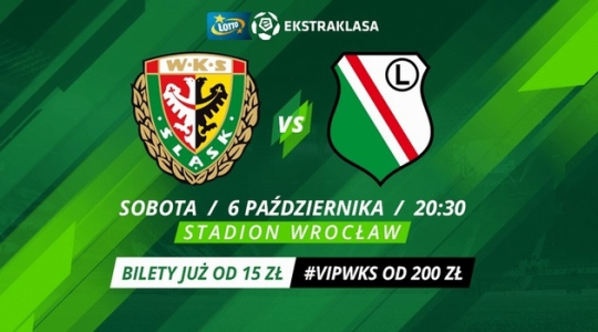 Wrocław: Wygraj Bilety na mecz WKS Śląsk Wrocław - Legia Warszawa! do godz. 10:00