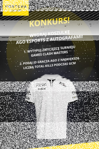 Wygraj koszulke AGO ESPORTS z autografami CSCenter.pl! do godz. 12:00