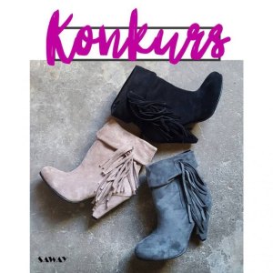 Wygraj są botki z frędzlami od SAWAY