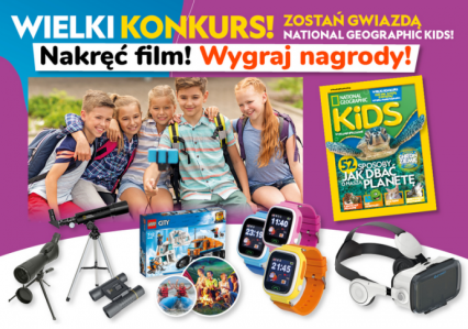 Konkurs filmowy "Zostań ambasadorem National Geographic Kids"