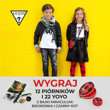 Wygraj gadżety z bajki Miraculum: Biedronka i Czarny Kot!