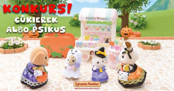 Konkurs na najciekawszy rysunek Halloweenowy z króliczkami Sylvanian Families w roli głównej
