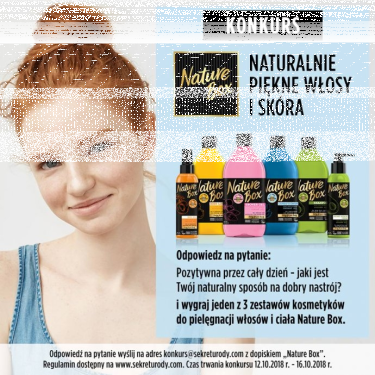 Wygraj kosmetyki do pielęgnacji włosów i ciała