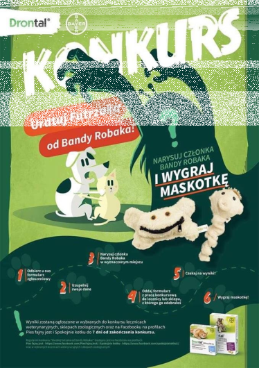 Konkurs "Uratuj futrzaka od Bandy Robaka!"