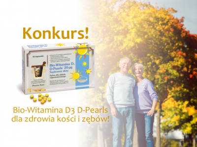 Wygraj Bio-Witaminę D3 D-Pearls