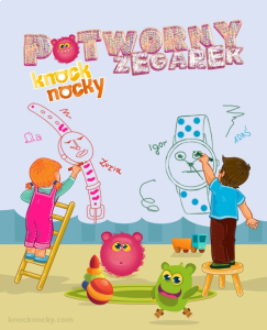 Przedszkolny konkurs plastyczny "Potworny zegarek Knock Nocky"