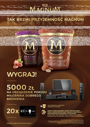 Konkurs "Tak brzmi przyjemność Magnum"