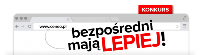 Konkurs "Wymyśl hasło promujące bezpośrednie wchodzenie na Ceneo.pl"
