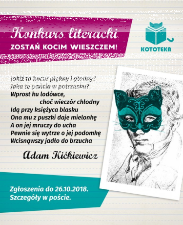 Konkurs literacki "Zostań kocim wieszczem"