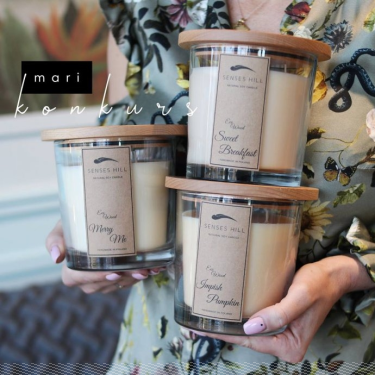 Wygraj 1 z 3 świec zapachowych od Senses Hill