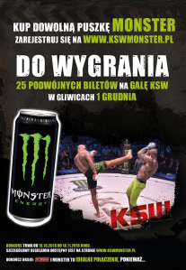 Konkurs "Jedź na KSW z Monster 2018" Twój Martket, PSS Bełchatów, KMH