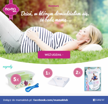 Konkurs "Dzień, w którym dowiedziałam się, że będę mamą..."