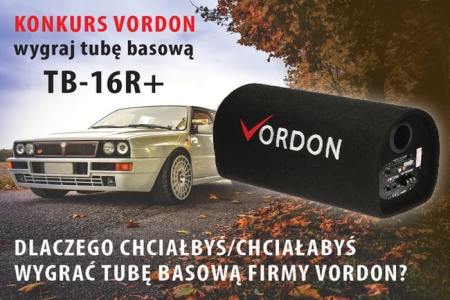Konkurs "Vordon – wygraj tubę basową"