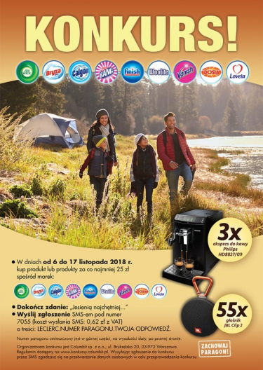 Konkurs "Jesień z rodziną" E. Leclerc