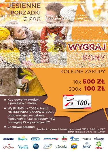 Konkurs "Jesienne porządki z P&G" Intermarche