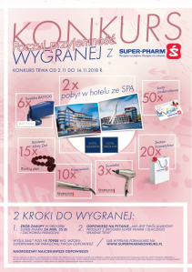 Konkurs "Poczuj przyjemność wygranej z Super - Pharm"