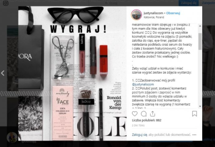 Wygraj kosmetyki widoczne na zdjęciu