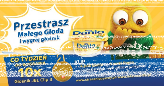 Konkurs "Przestrasz Małego Głoda i wygraj głośnik!" Intermarché