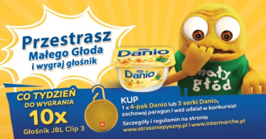 Konkurs "Przestrasz Małego Głoda i wygraj głośnik!" Intermarché