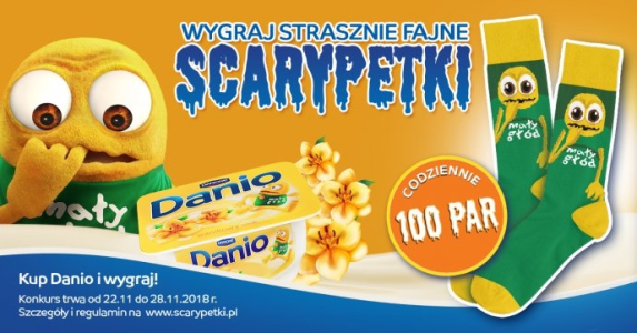 Wygraj strasznie fajne SCARYPETKI! ABC