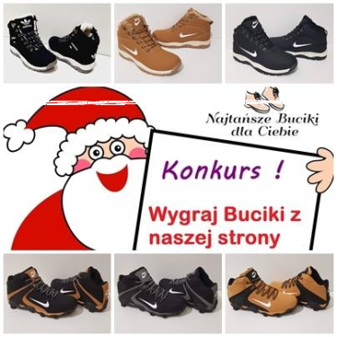 Konkurs "Mikołajkowy - wygraj buciki!"