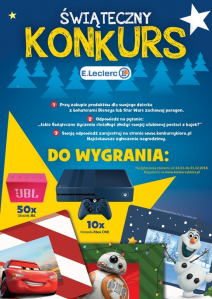 Konkurs "Życzenie Świąteczne" E.Leclerc