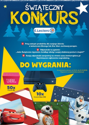 Konkurs "Życzenie Świąteczne" E.Leclerc
