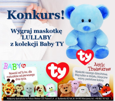 Wygraj maskotkę LULLABY z kolekcji Baby TY