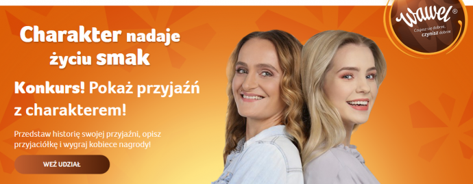 Konkurs "Charakter nadaje życiu smak. Pokaż przyjaźń z charakterem"