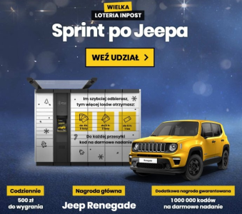 Wielka Loteria InPost "Sprint po Jeepa"