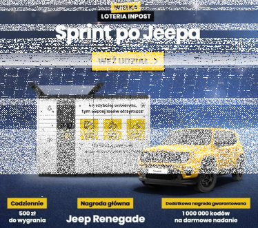 Wielka Loteria InPost "Sprint po Jeepa"