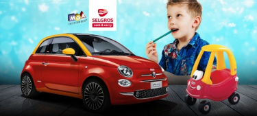 Konkurs plastyczny "Narysuj wymarzoną zabawkę i wygraj fiata 500 lub jedną ze 113 nagród" Selgros