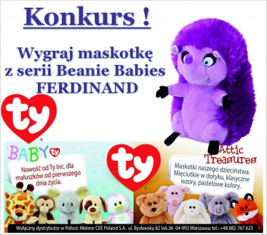 Wygraj maskotkę Beanie Babies Ferdinand