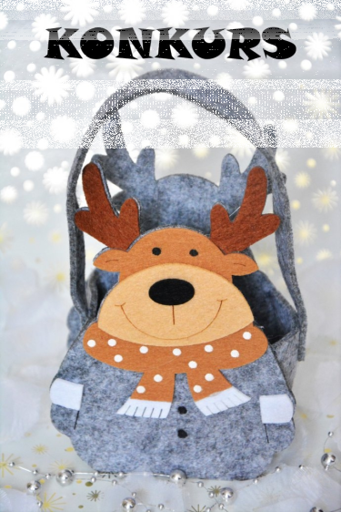 Wygraj torebeczkę w kształcie renifera