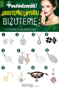 Konkurs "Udostępnij i wygraj biżuterię z czterolistną koniczyną"