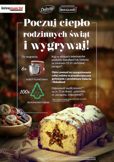 Konkurs"Poczuj ciepło rodzinnych świąt i wygrywaj" Intermarche