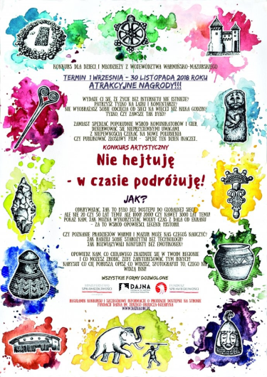 Konkurs "Nie hejtuję - w czasie podróżuję!"