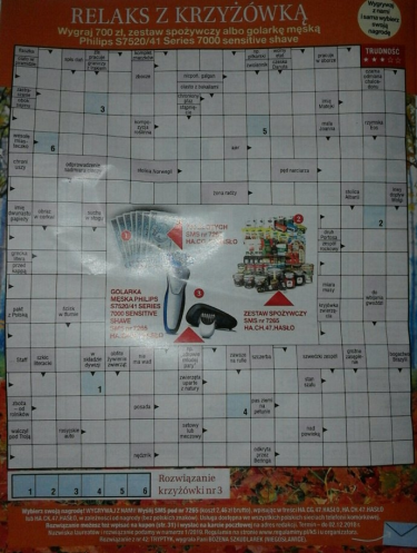 Konkurs "Krzyżówka z czaspopisma Dobry Tydzień nr 47"