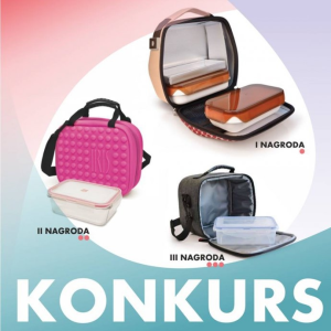 Konkurs na najlepsze hasło promujące torby termiczne z lunchboxami.
