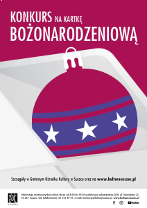 Suszec: Konkurs "Kartka Bożonarodzeniowa"