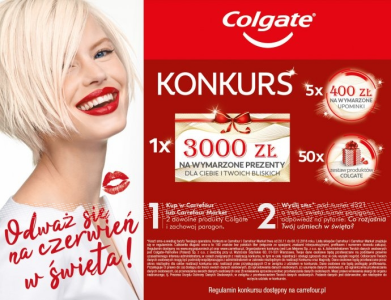 Konkurs "Co rozjaśnia Twój uśmiech w święta?" Carrefour