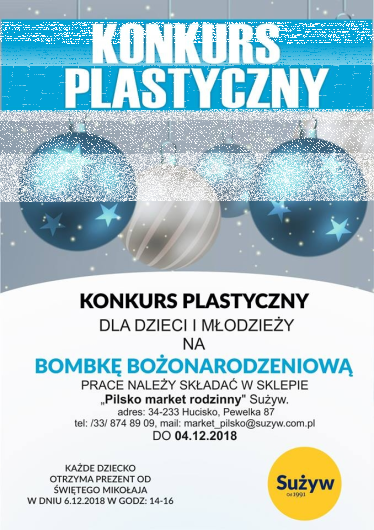 Hucisko: Konkurs "Bombka Bożonarodzeniowa"