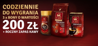 Loteria: Wygraj codziennie z MK Cafe w Mila