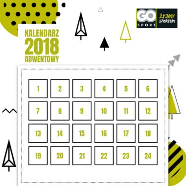Konkurs "Kalendarz adwentowy 2018 - Go Sport"