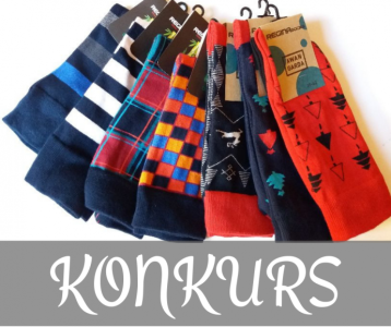 Wygraj 1 z 7 par modnych skarpet! do godz. 9:00