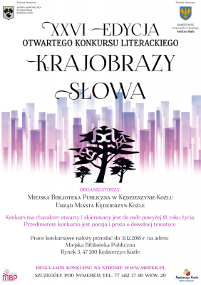 XXVI Konkurs literacki pod hasłem "Krajobrazy słowa"